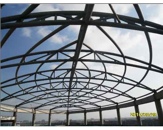 林芝中煤朔州宾馆管桁架工程